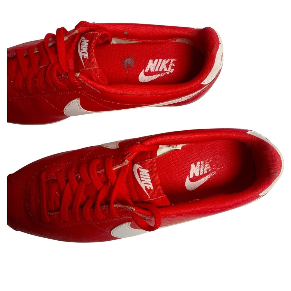 Nike Red Women's Athletic Shoes with White Swoosh - Picture 3 of 10